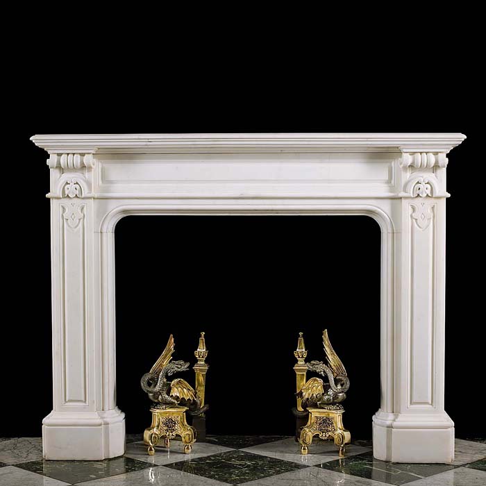 A William IV Statuary Marble Chimneypiece