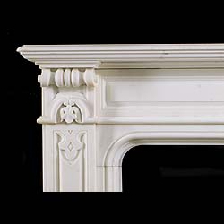 A William IV Statuary Marble Chimneypiece