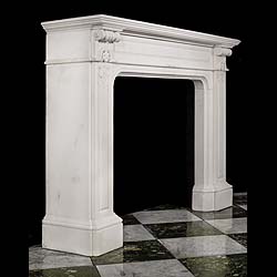 A William IV Statuary Marble Chimneypiece