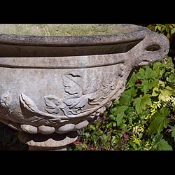 A Reconstituted Stone Classical Garden Urn