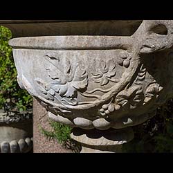 A Reconstituted Stone Classical Garden Urn