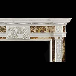 A very fine 18th Century Georgian Marble Chimneypiece 
