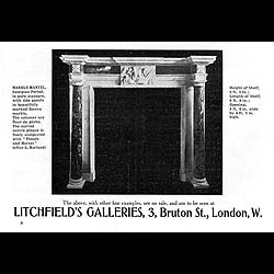 A very fine 18th Century Georgian Marble Chimneypiece 
