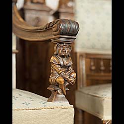 Edwardian set of ten walnut dining chairs    