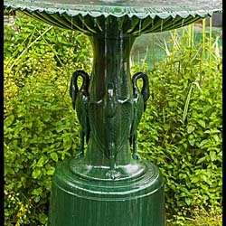 A 20th Century Three Tier Cast Iron Fountain