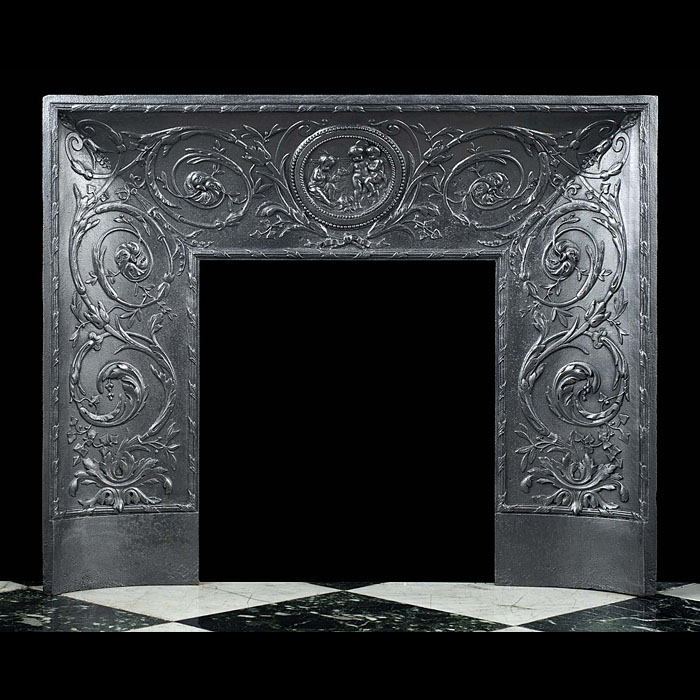 An Antique Louis XVI style fireplace insert