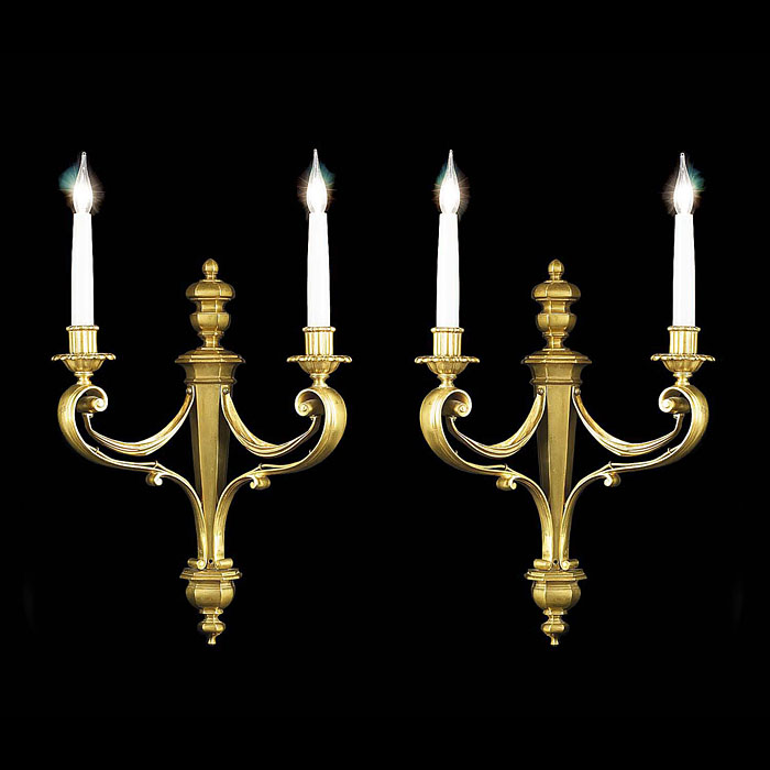 A Set of Four Georgian Style Wall Lights