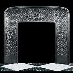 A Louis XIV Cast Iron Fireplace Insert 