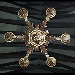 Large Bronze Baroque Style  Chandelier 