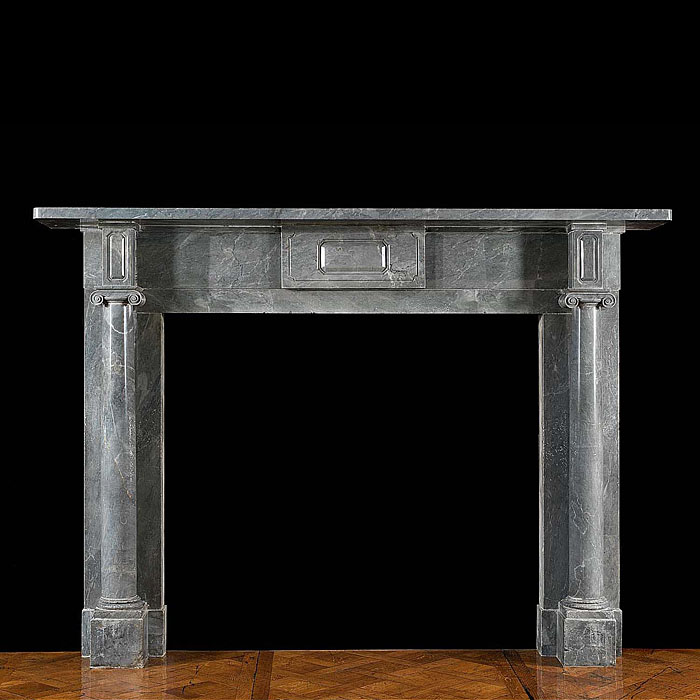 A Bardiglio Marble Regency antique Fireplace Surround 