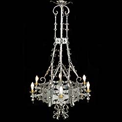 A Superb Cut Steel Gothic Revival Chandelier