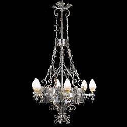 A Superb Cut Steel Gothic Revival Chandelier