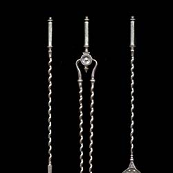 An Antique Set of George III Fire Irons 