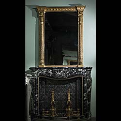 A Large Regency Giltwood Overmantel Mirror