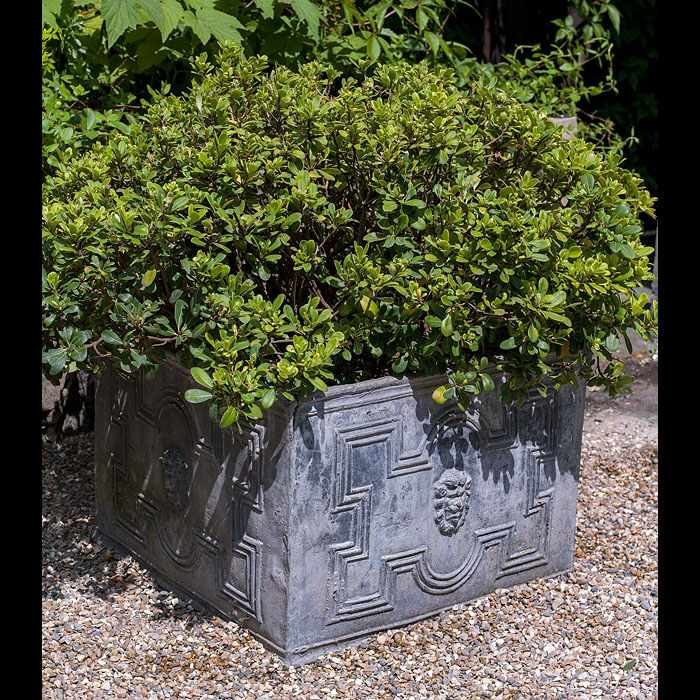 A Late Victorian Large Lead Garden Planter