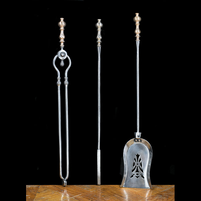 Set of Tools with Bronze Handles 
