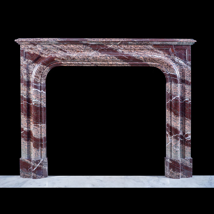 Antique Louis XIV Fireplace in Campan Marble