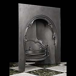  Victorian Arched Cast Iron Fireplace Insert