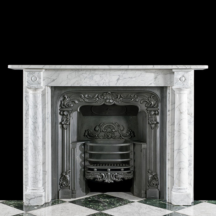  A Pencil Marble Regency Fireplace Surround