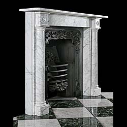  A Pencil Marble Regency Fireplace Surround