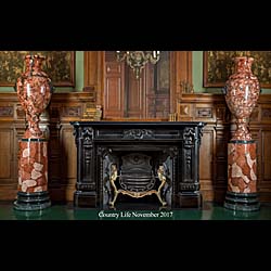 An French Oak Panelled Room & Chimneypiece