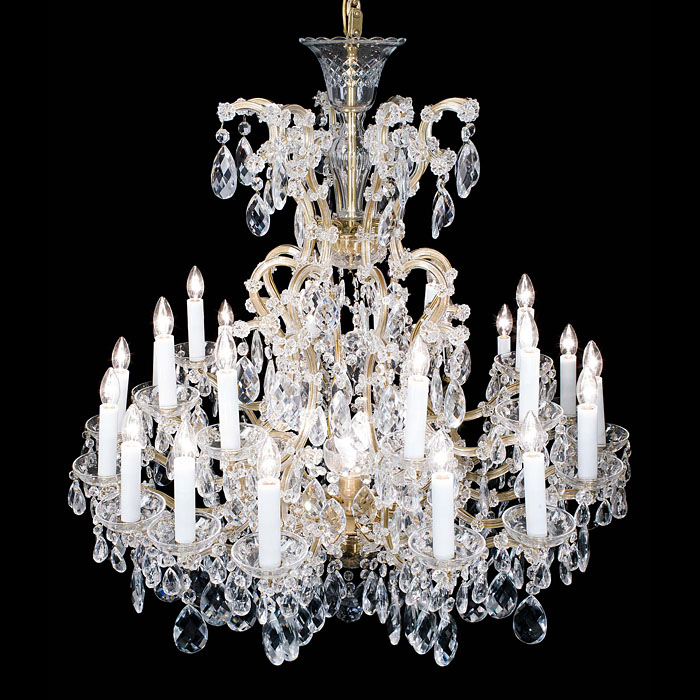 A Large Twenty Four Light Chandelier