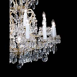 A Large Twenty Four Light Chandelier