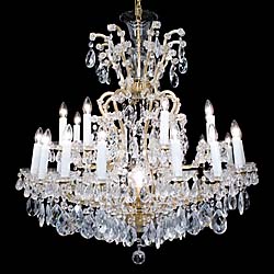 A Large Twenty Four Light Chandelier