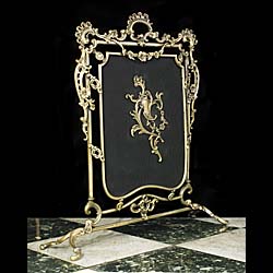 Early 20th Century Rococo Style Fire Screen