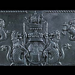 An early 20th century heraldic fire back    