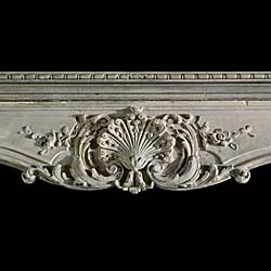  A Rare Louis XV Stone Fireplace Mantel