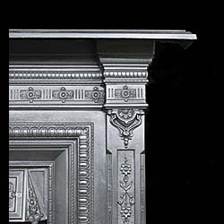 A Victorian Cast Iron Fireplace Surround