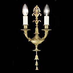 A Set of Four Regency Style Wall Lights