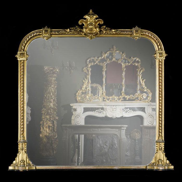 A Victorian Giltwood Overmantel Mirror