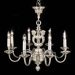 A Louis XVI Style Gilt Bronze Chandelier