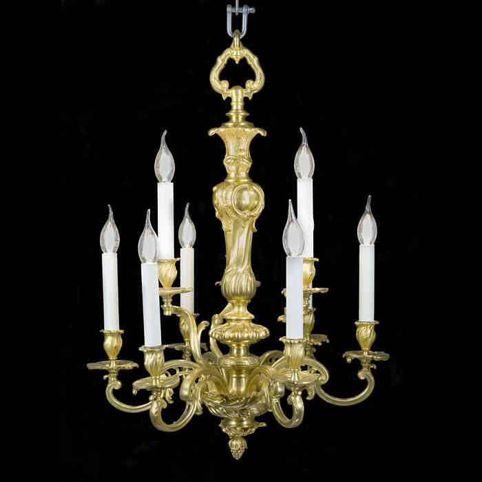 Early 20th century Rococo style chandelier