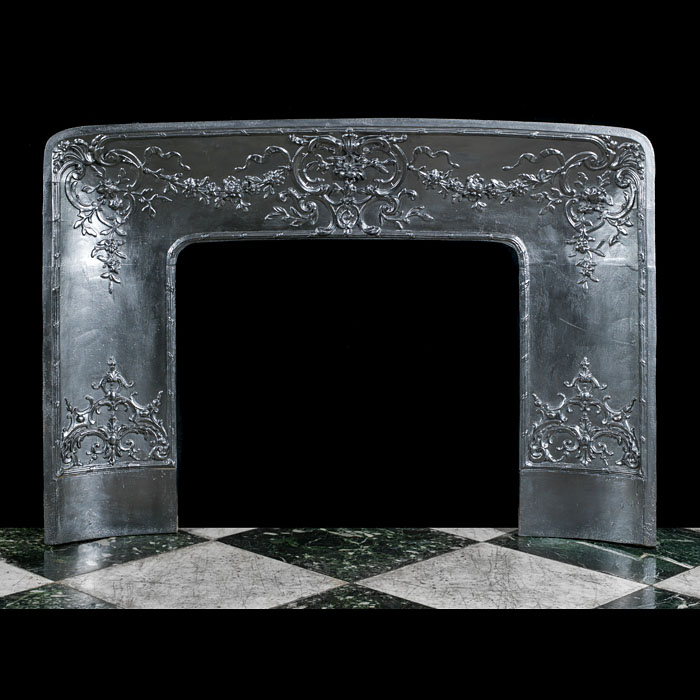 A Large Louis XIV Ornate Fireplace Insert