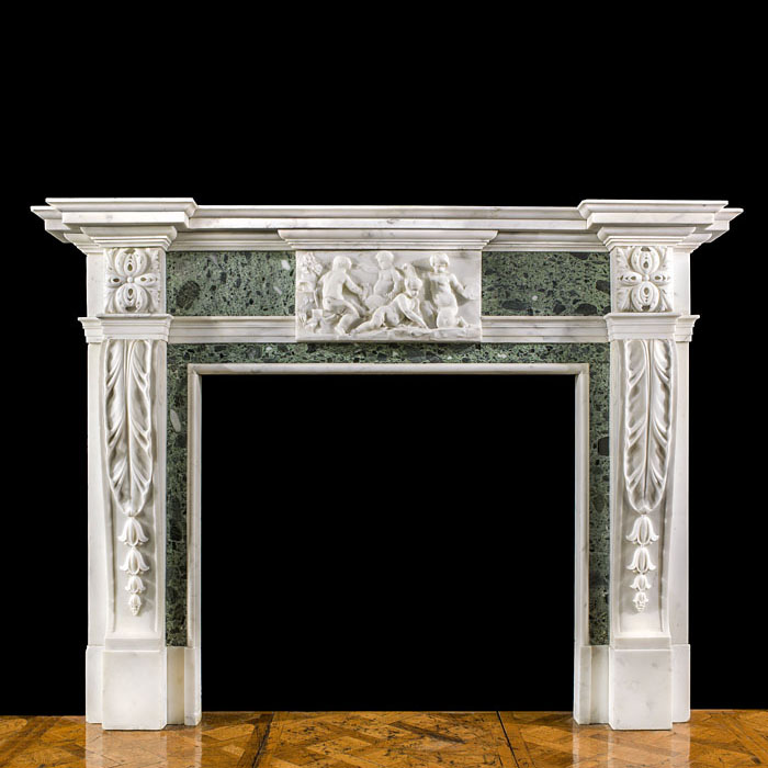 A large Statuary Georgian chimneypiece