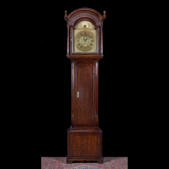  Early 18th Century Oak Longcase Clock 