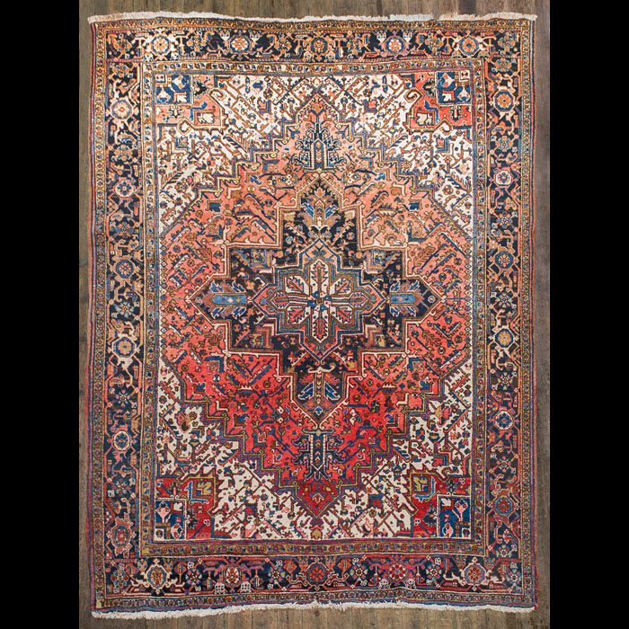Large and Decorative Heriz Carpet 