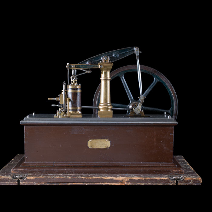 A Scale Model of a rotative Steam Beam Engine
