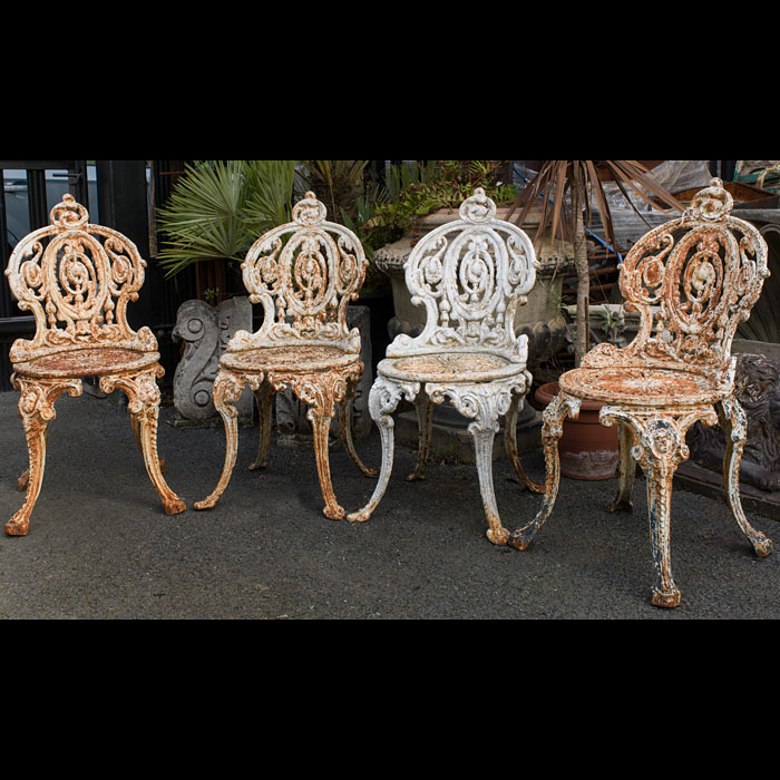 Coalbrookdale Victorian Cast Iron, Old Fashioned Cast Iron Garden Furniture
