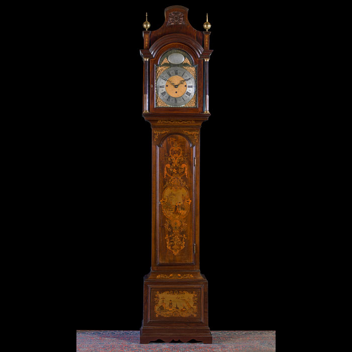 19th century Marquetry Longcase Clock