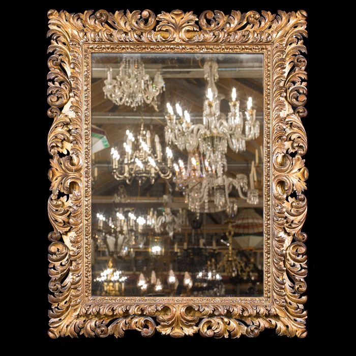  Fine 19th Century English Giltwood Mirror 