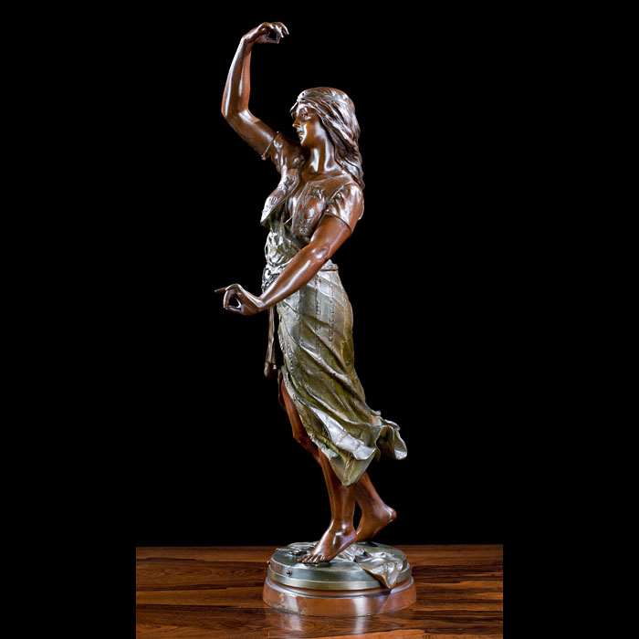  Bronze Figure of Dancer stamped Tiffany 