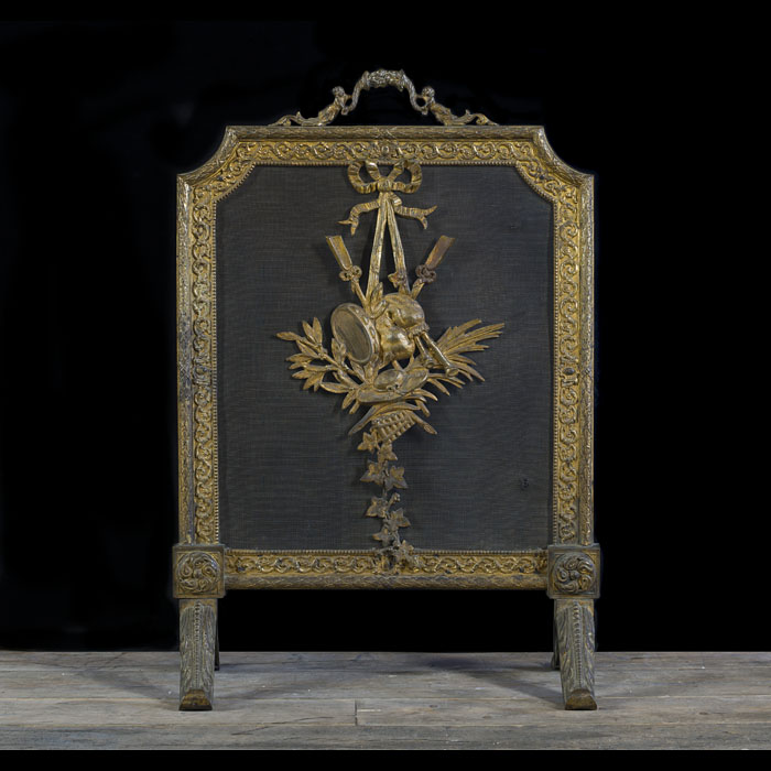 19th century Ormolu Fire Screen 