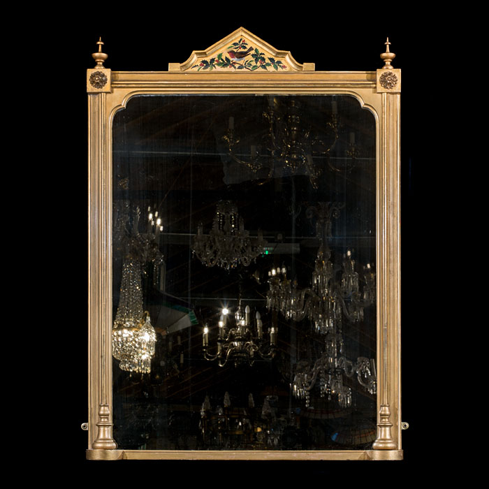 Victorian Gothic Gilt 'Christmas' Mirror 