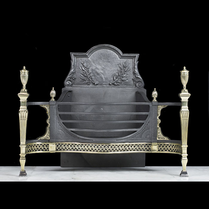 Victorian Neoclassical Fire Basket 