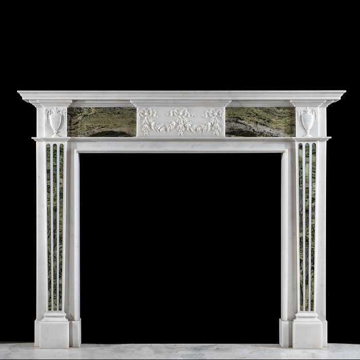 Neoclassical Fireplace with Connemara Inlay 