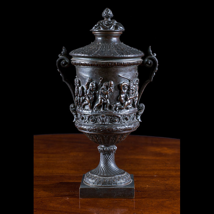 Renaissance Revival Bronze Bacchic Urn 